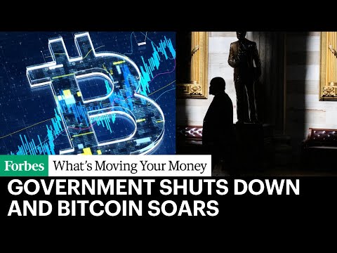 YouTube video thumbnail: The Government Shutdown Is On—And Bitcoin Is Soaring