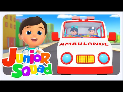 Roda Pada Ambulans Lagu Yang Menyenangkan | Lagu Anak-Anak Prasekolah