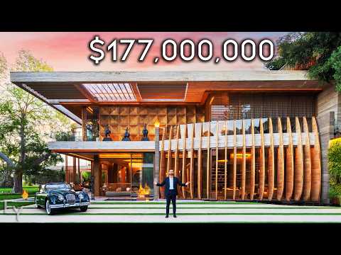 Touring a $177,000,000 Mega Mansion - Los Angeles' BEST HOME!