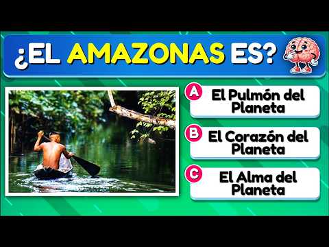 ✅¿Cuánto Sabes de "EL AMAZONAS"? 🌎🦜🤔 | Test/Trivia/Quiz