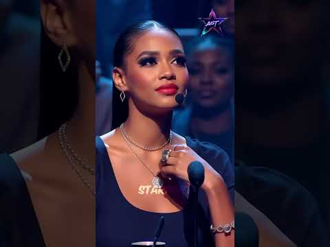 This beautiful woman opened her mouth and the judges forgot how to breathe ❤️ #agt #parody #song