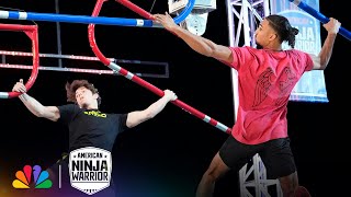 One Speedy Ninja Is Just a LITTLE Faster Than His Competitor | American Ninja Warrior | NBC