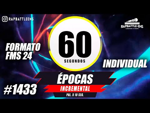 🎤 Formato FMS Individual 🔥 Base de Rap Para Improvisar Con Palabras | ENTRENAMIENTO FMS #1433