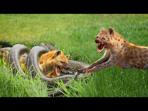 The Giant Python's Revenge: Hyena Pays For Her Reckless Actions!