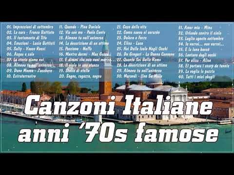 Le più belle Canzoni Italiane degli Anni 70 - Miglior Playlist Di Musica Italiana anni '70s