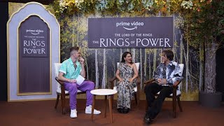 Did the Rings of Power cast steal anything from the set? I ask Nazanin and Tyroe!