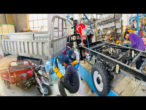 Witnessing the Production Process of Most Powerful Automobile Rickshaw Loader which Carry Heavy Load