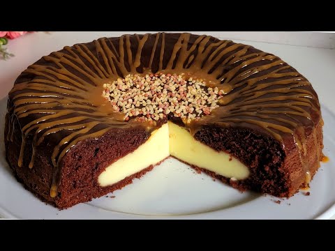 كيكة البركان رهيبة 😋كيكة لي غادي تهبلكم ب 2بيضات حضريها بمكونات بسيطة ونتيجة خطيييرة
