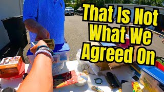 Garage Sale Price Seemed To Change AFTER We Settled On The Price