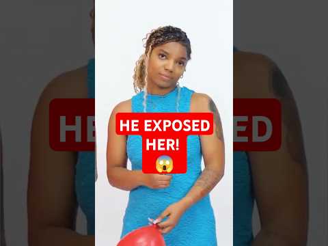 She tried to HUMILIATE him — He EXPOSED her! 😱 POP THE BALLOON OR FIND LOVE 🎈 #shorts
