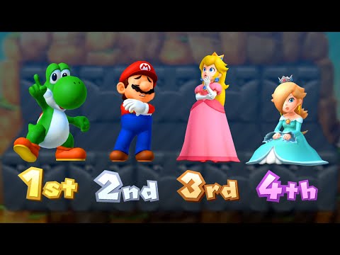 Mario Party 10 - Coin Challenge Yoshi Vs Mario Vs Peach Vs Rosalina | Who Win?
