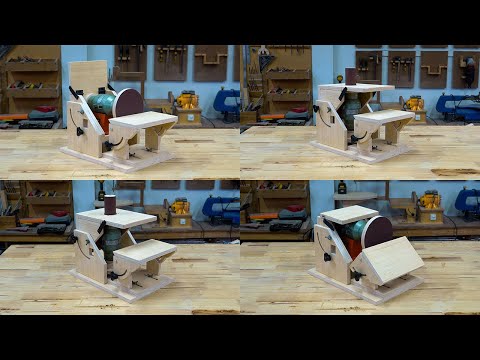 Transform Old Electric Motor Into Disc Sander and Spindle Sander