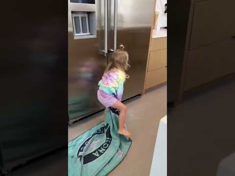 *acting like mom when she walks in the door*