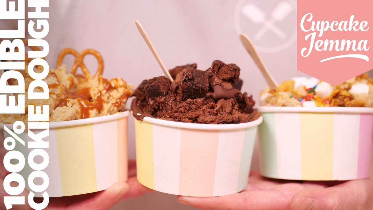The Secret to Edible Cookie Dough plus 4 Cookie Dough recipes in 1