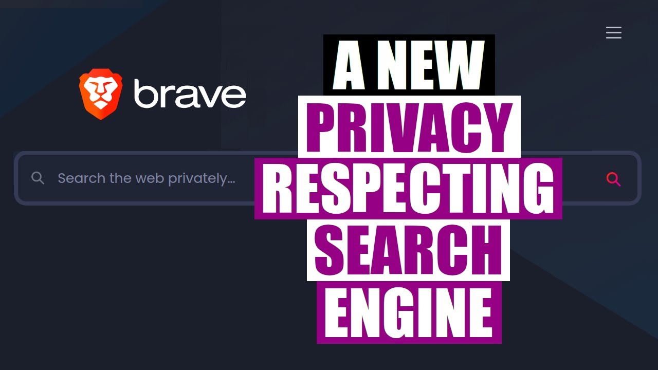 The Brave Search Engine. Will This Be The Google Killer? DistroTube
