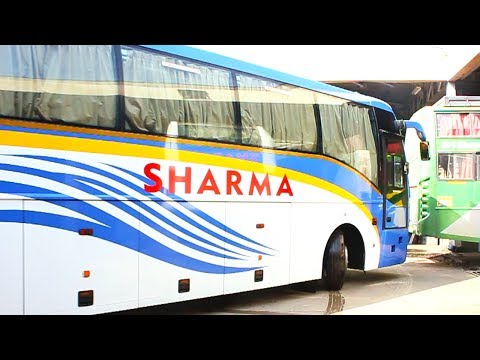 Volvo bus washing in Bangalore depot