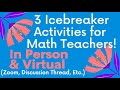 Math Icebreakers and Engagement Strategies