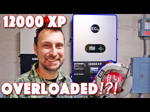 EG4 12K Off Grid Solar Inverter Real World Load Test!