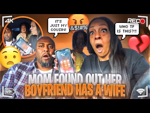 MY MOM FOUND OUT HER BOYFRIEND HAS A WIFE😱💍**WE JUMPED HIM**