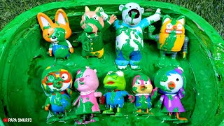 Membersihkan Pororo Penuh Lumpur, Loopy, Edy, Pobby, Rody, Patty, Harry, Tutu, Tongtong, Crong