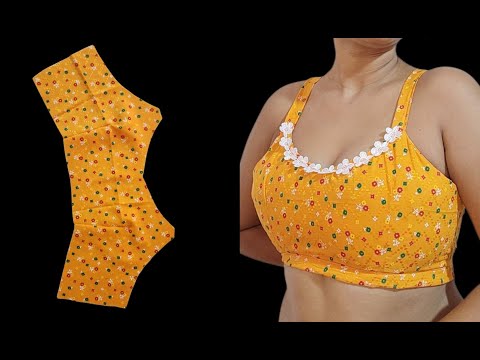 Strappy Blouse Cutting With Measurement | स्ट्रैपी ब्लाउज़ की कटिंग और सिलाई