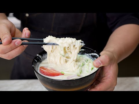 [콩국수레시피] 여러 재료 없을 때 콩이랑 이것 한 컵만 준비 하세요!!