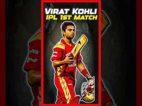 Virat Kohli 1st Match in IPL