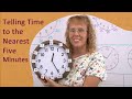 Telling Time on an Analog Clock: Five-Minute Intervals