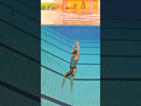Lara Croft underwater #underwaterscooter #freediving