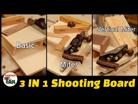 ⚡Shooting board that increases the precision of your work! /Making the latest 3 In 1 shooting board