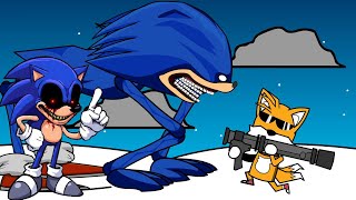 Tails VS Shin Sonic Tapes VS Sonic VS Sonic EXE | Sonic 3 Movie Animation Compilation
