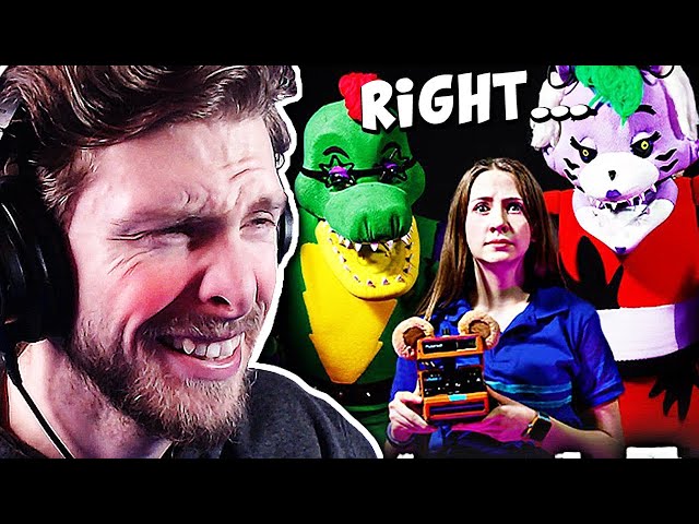 FNAF SECURITY BREACH IN REAL LIFE REACTION