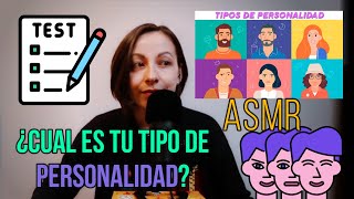 8 TIPOS de PERSONALIDAD. ¿CUAL ES TUYO? TEST para AVERIGUAR tu CARACTER || ASMR
