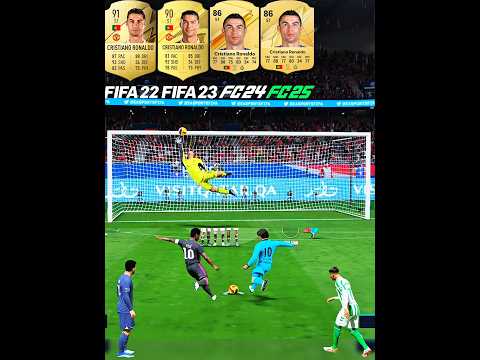 Cristiano Ronaldo Owning The Goats From FIFA 22 To EA FC 25 #shorts #messi #ronaldo #pele #maradona