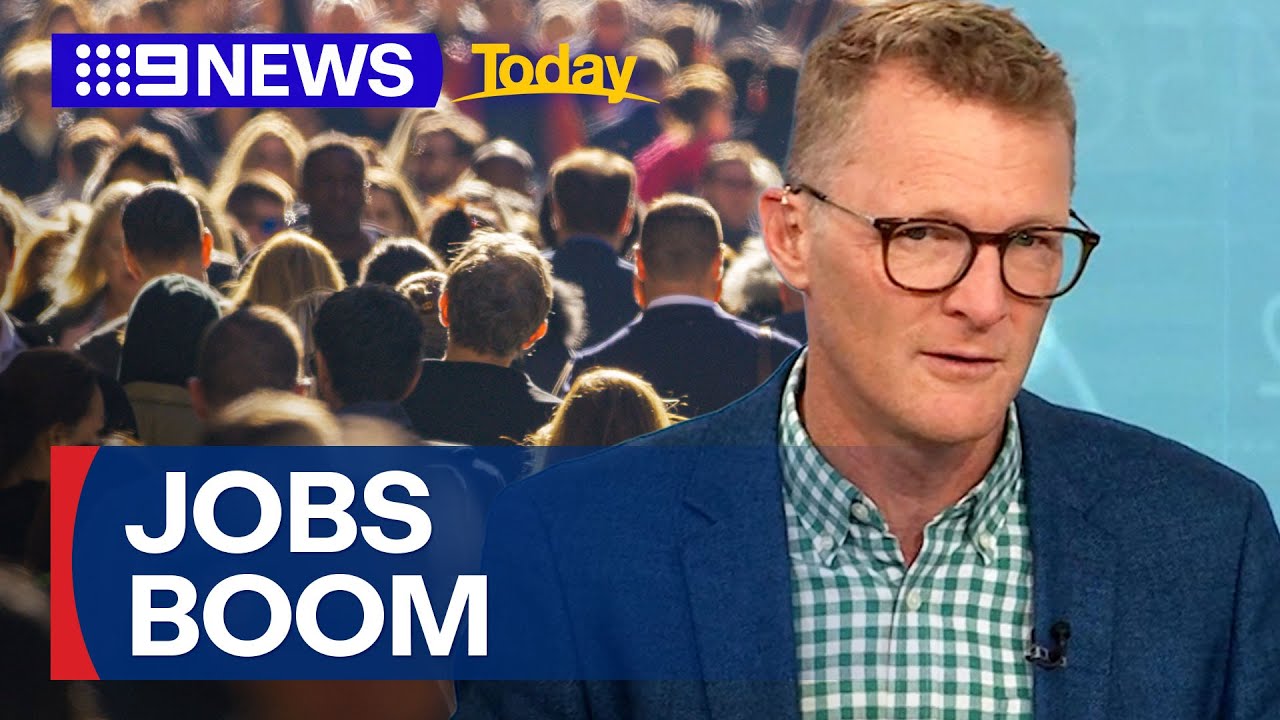 Full-time employment figures reach record high in Australia | 9 News Australia