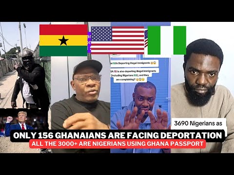 Ghanaians are facing deportation in America. all the 3000+ are Nigerians using Ghana passport