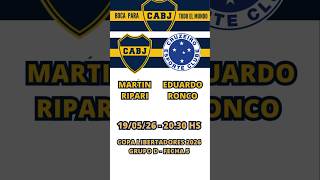 #bocajuniors #cruzeiroesporteclube #copalibertadores #labombonera #riquelme