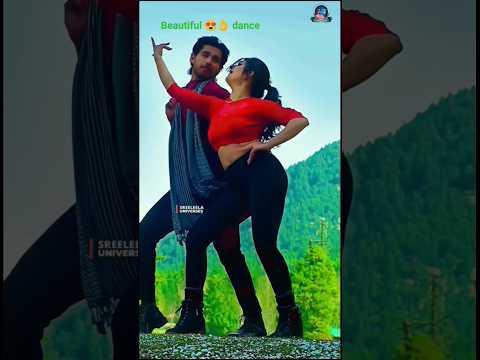 sreeleela 😍👌 amazing dance 💃💃 tune mujhe dekha Sajan ||#gujratisong #shortsfeed #tranding #10milli