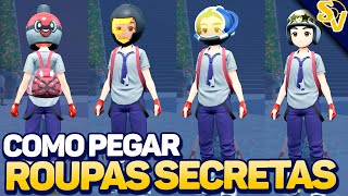 Como ter TODAS AS ROUPAS SECRETAS de Pokémon Scarlet & Violet!