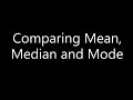 Statistics: Mean, Median, and Mode
