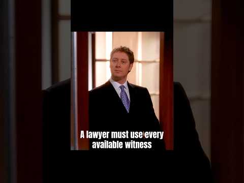 A lawyer must use every available witness#shorts #shortvideo #series #foryou