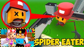 МОЙ ДРОН СНЯЛ SAMMYNI SPIDERINI EATER РОБЛОКС в Реальной Жизни в МАЙНКРАФТ ДЕВУШКА ВИДЕО MINECRAFT