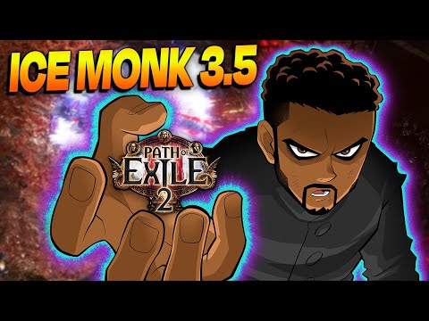 ICE MONK 3.5 Build • Nuke Tier 15 Maps! Fast Attack Speed 300,000 DPS! | Path Of Exile 2 Endgame