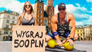 Czy ktokolwiek PODNIESIE 80 KG HANTEL? Uliczny test Ekipy KFD