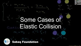 Some Cases of Elastic Collision