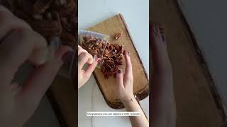 Pecan Cake 😍 كيكة البيكان #pecan#cake#autumn#tecipes#food