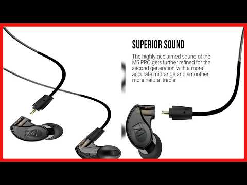 Experience Clearer Sound with 2nd-Gen M6 Pro In-Ear Monitors