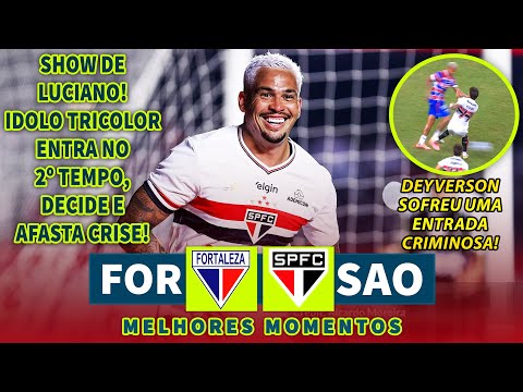 LUCIANO É INEVITÁVEL | Fortaleza 0 x 2 São Paulo | Melhores Momentos (COMPLETO) | 02/10/2025