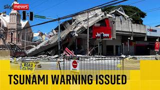 YouTube video thumbnail: Tsunami Alert and at Least 16 Dead After 7.8-Magnitude Quake Hits the Philippines