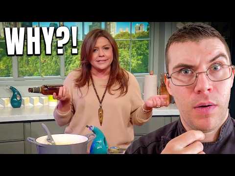 Pro Chef Reacts.. To The WORST Red Pozole (Rachael Ray)